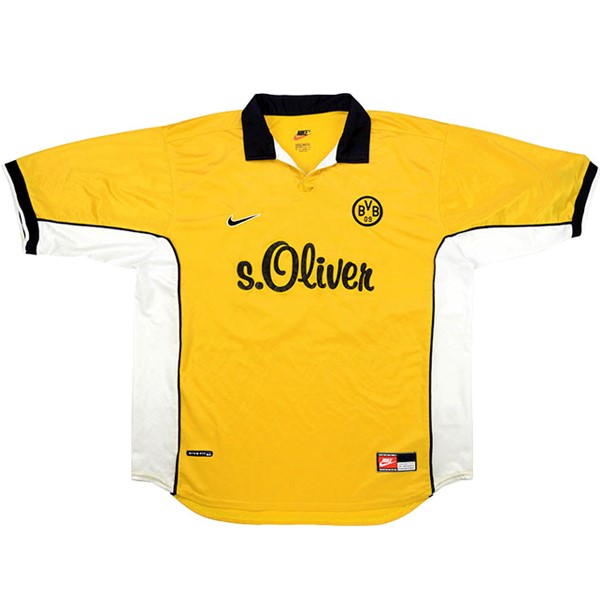 Camiseta Borussia Dortmund Primera equipo Retro 1998 Amarillo